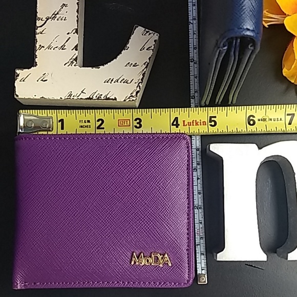 LAST ONE BLUE CLASS 💲STASH Classic bifold wallets by MoDA NY - Picture 8 of 8